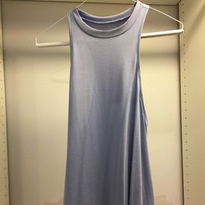 light blue racer back